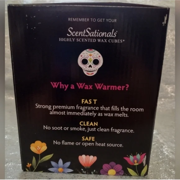 ScentSationals Skull Wax Warmer Full Size - Picture 4 of 4